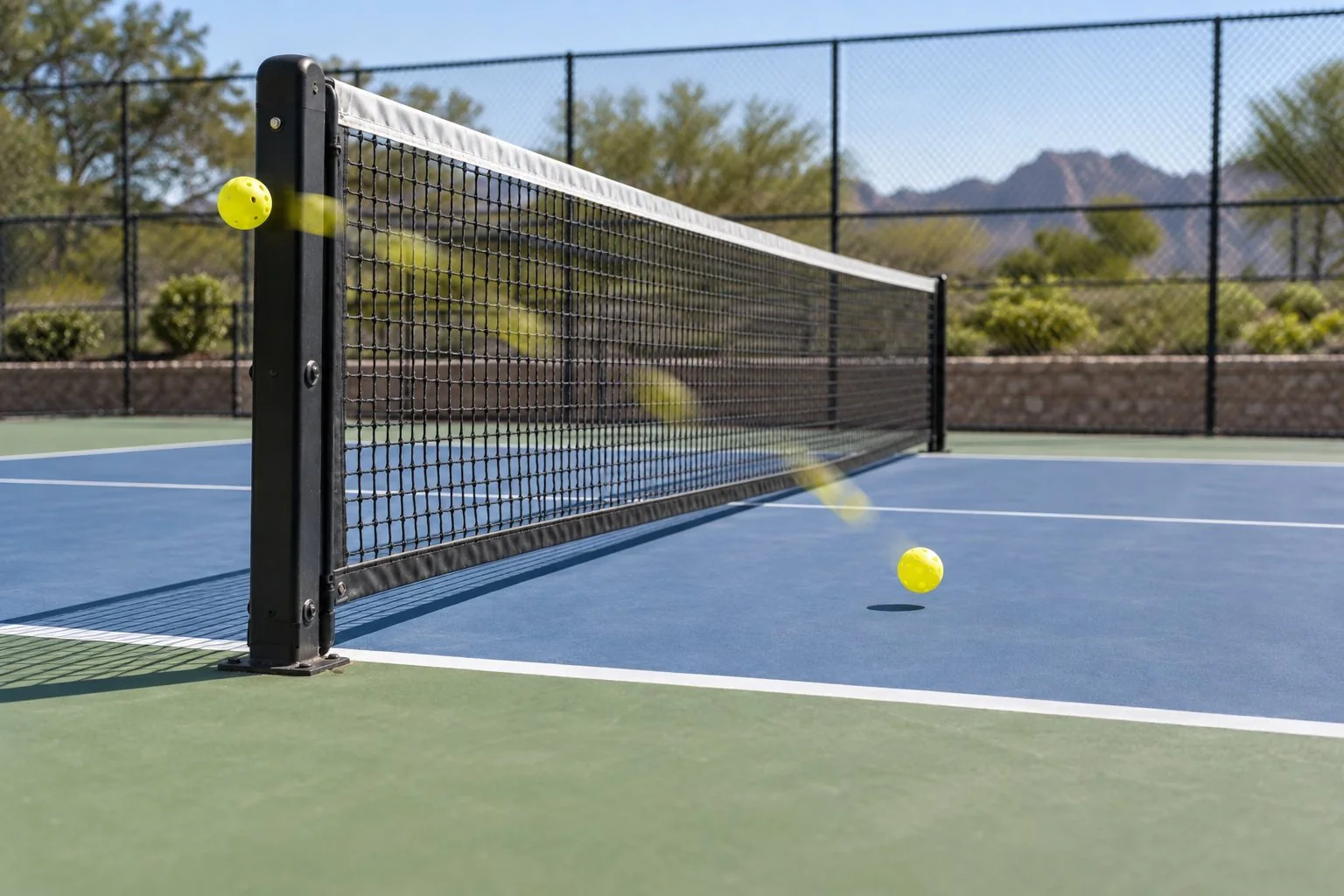 Cú đánh đưa bóng vòng qua phía ngoài cột lưới pickleball
