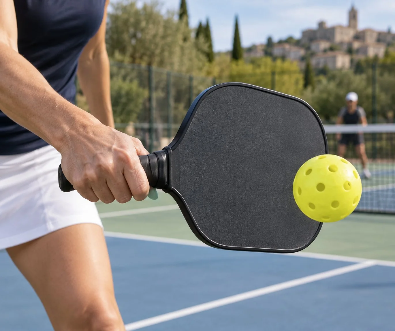 Positionnement en double et lecture de la trajectoire au pickleball
