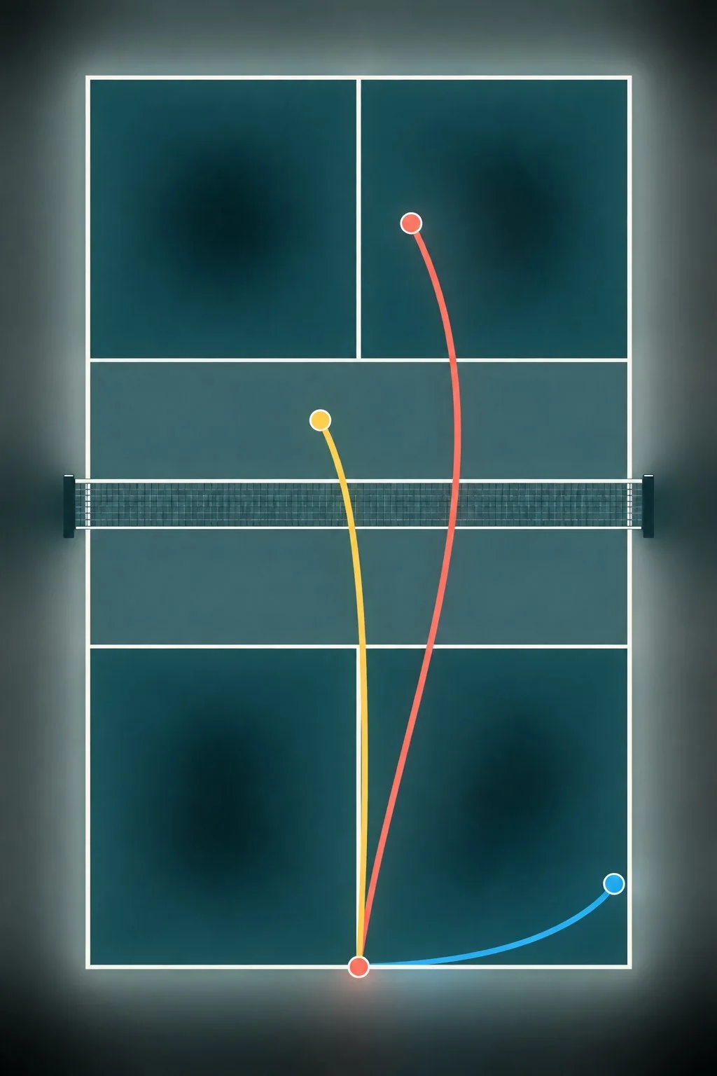Decisão entre contra-ataque, reset e recuperação no pickleball