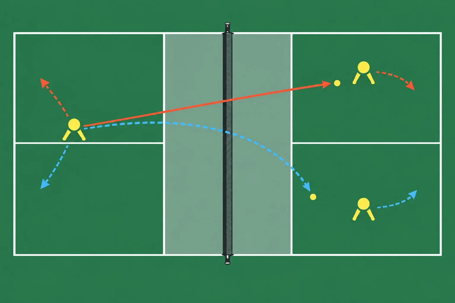 Diagrama de split step en transición, salida y recuperación hacia la cocina