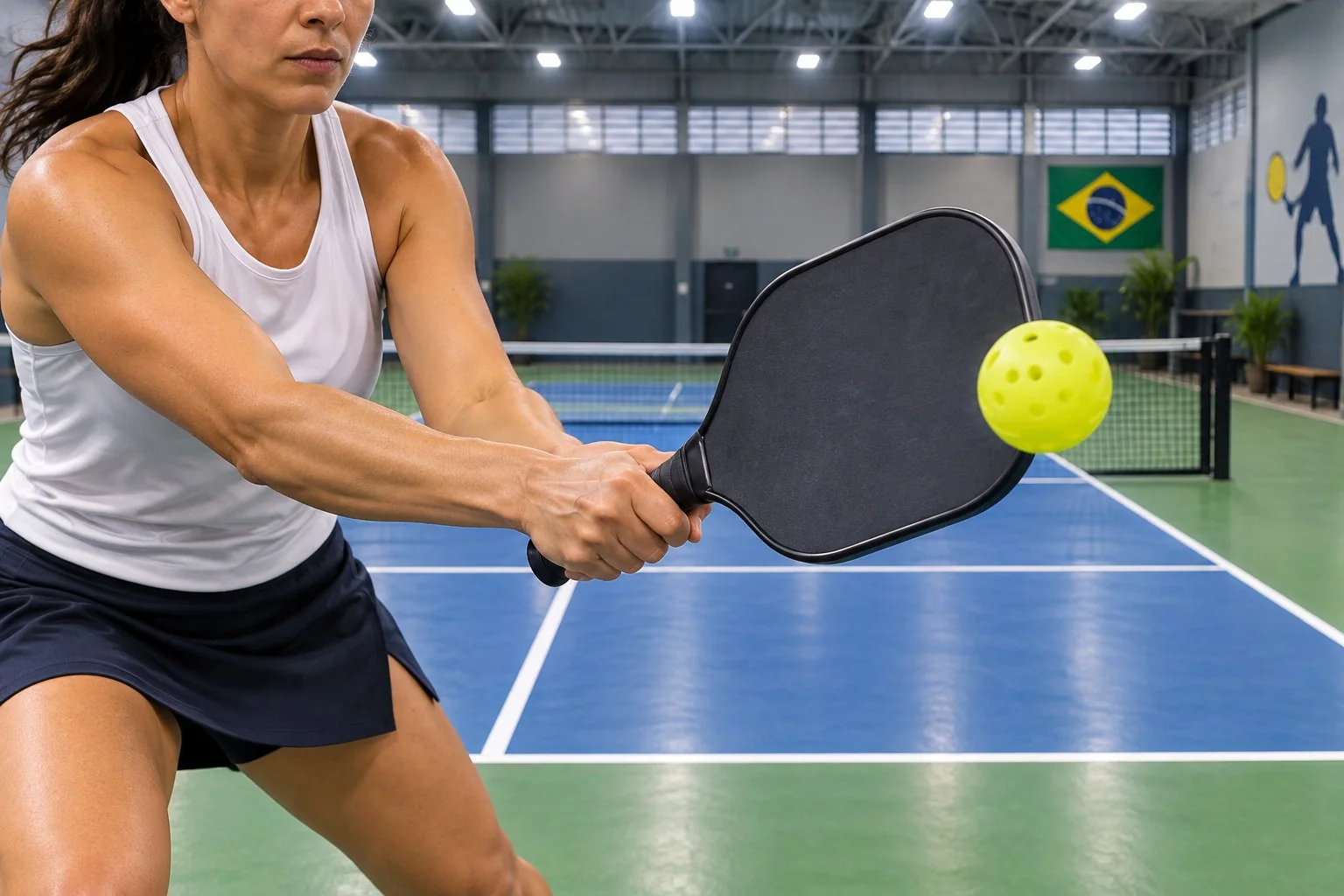 Diagrama da troca na cozinha e da trajetória curta do snap volley