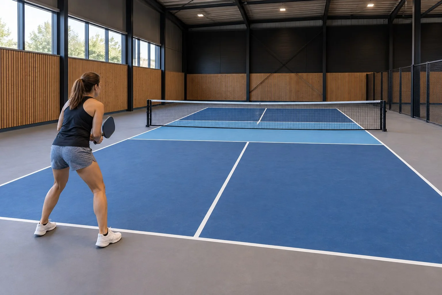 Exercice de prédiction et de replacement en double au pickleball
