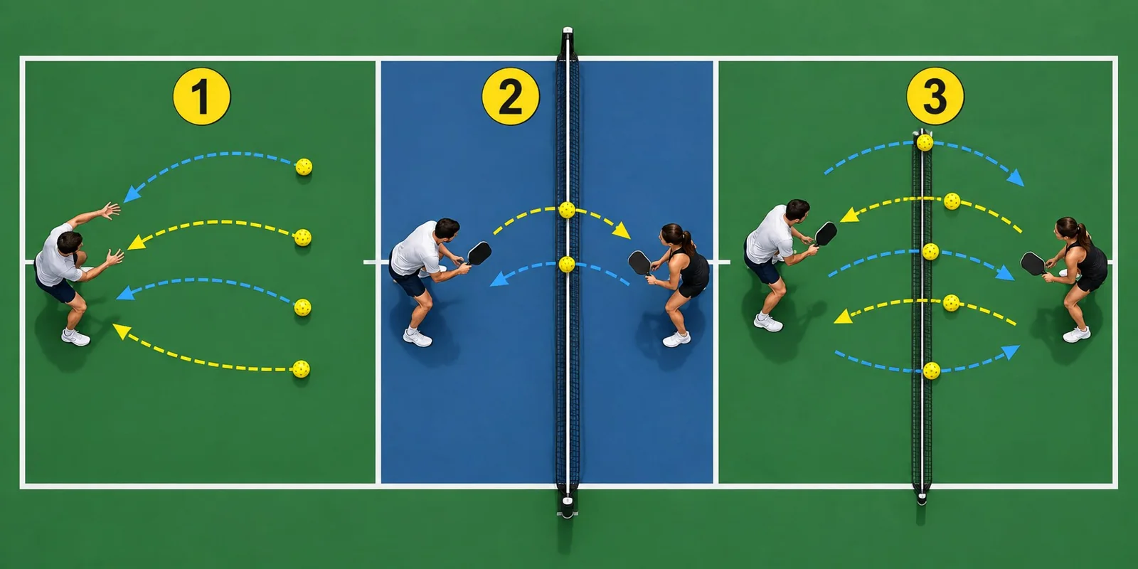 Desplazamiento lateral para colocarse detrás de la pelota