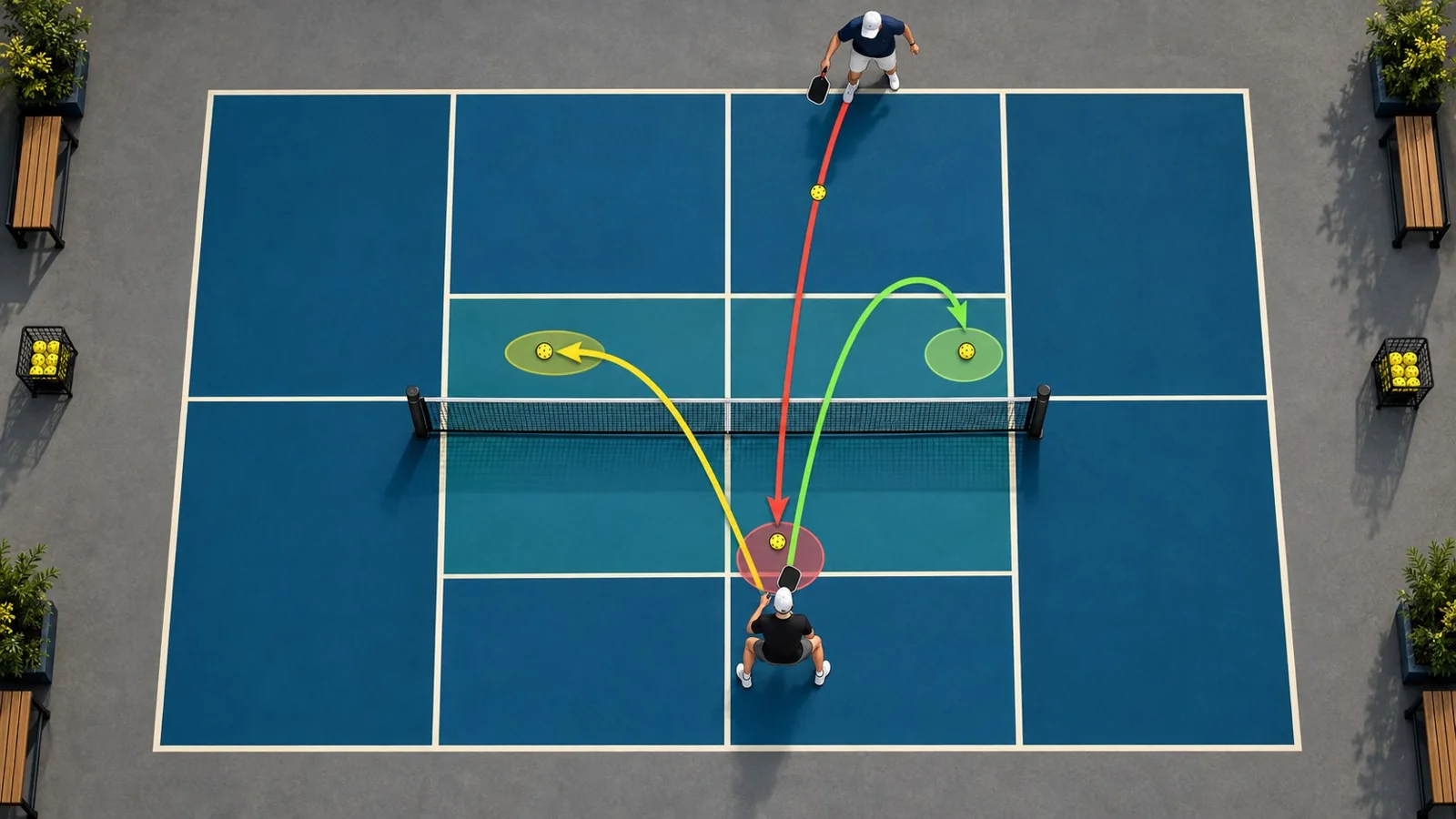 Bài tập feed nhanh, block volley và reset vào khu bếp