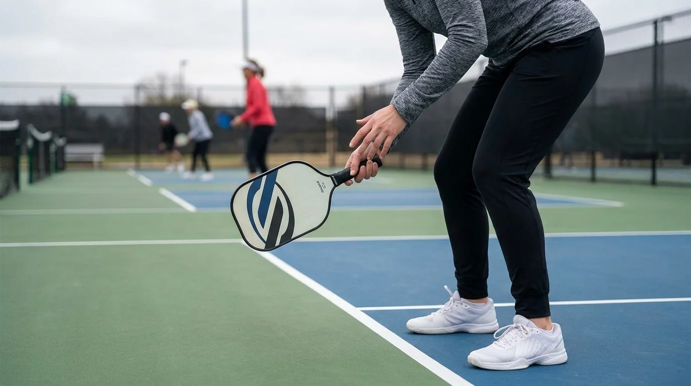 Pickleball practice drill for recovering to ready position between controlled exchanges