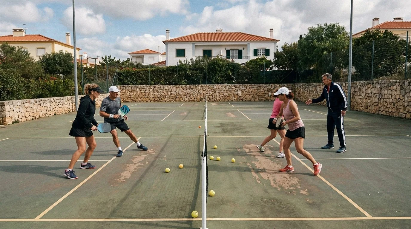 Exercício em dupla para frear lado a lado e cobrir o meio