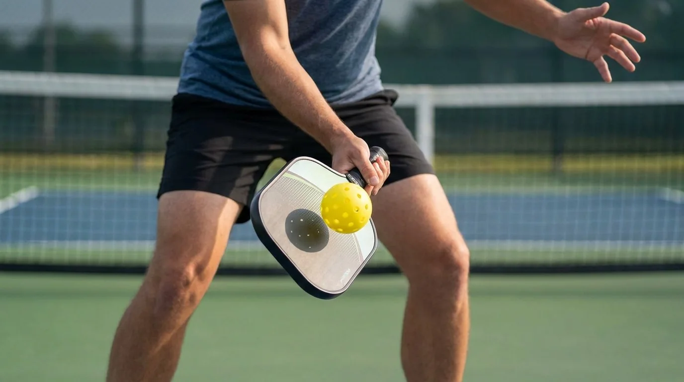 Gros plan sur la preparation compacte et le suivi haut dun lob offensif