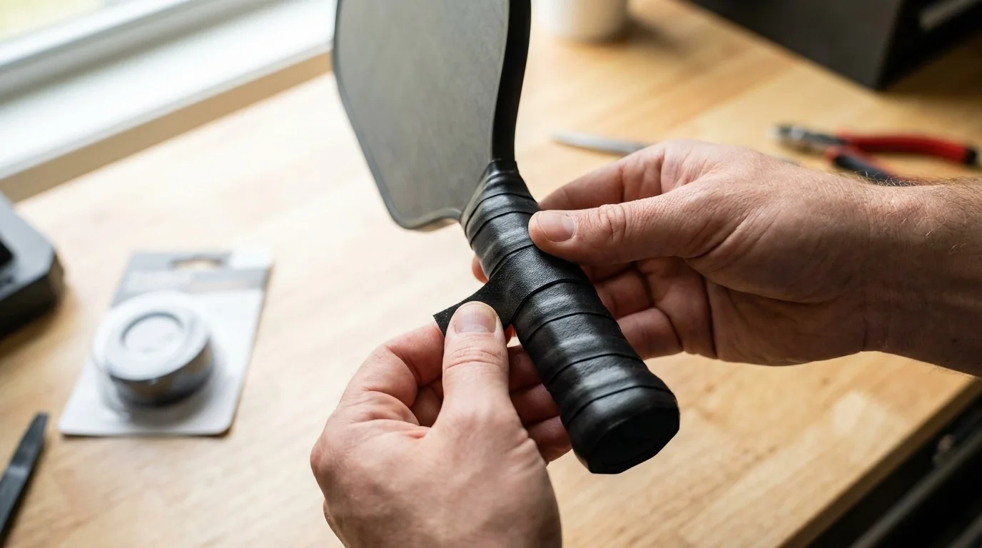 Cận cảnh quấn grip mới với độ chồng đều