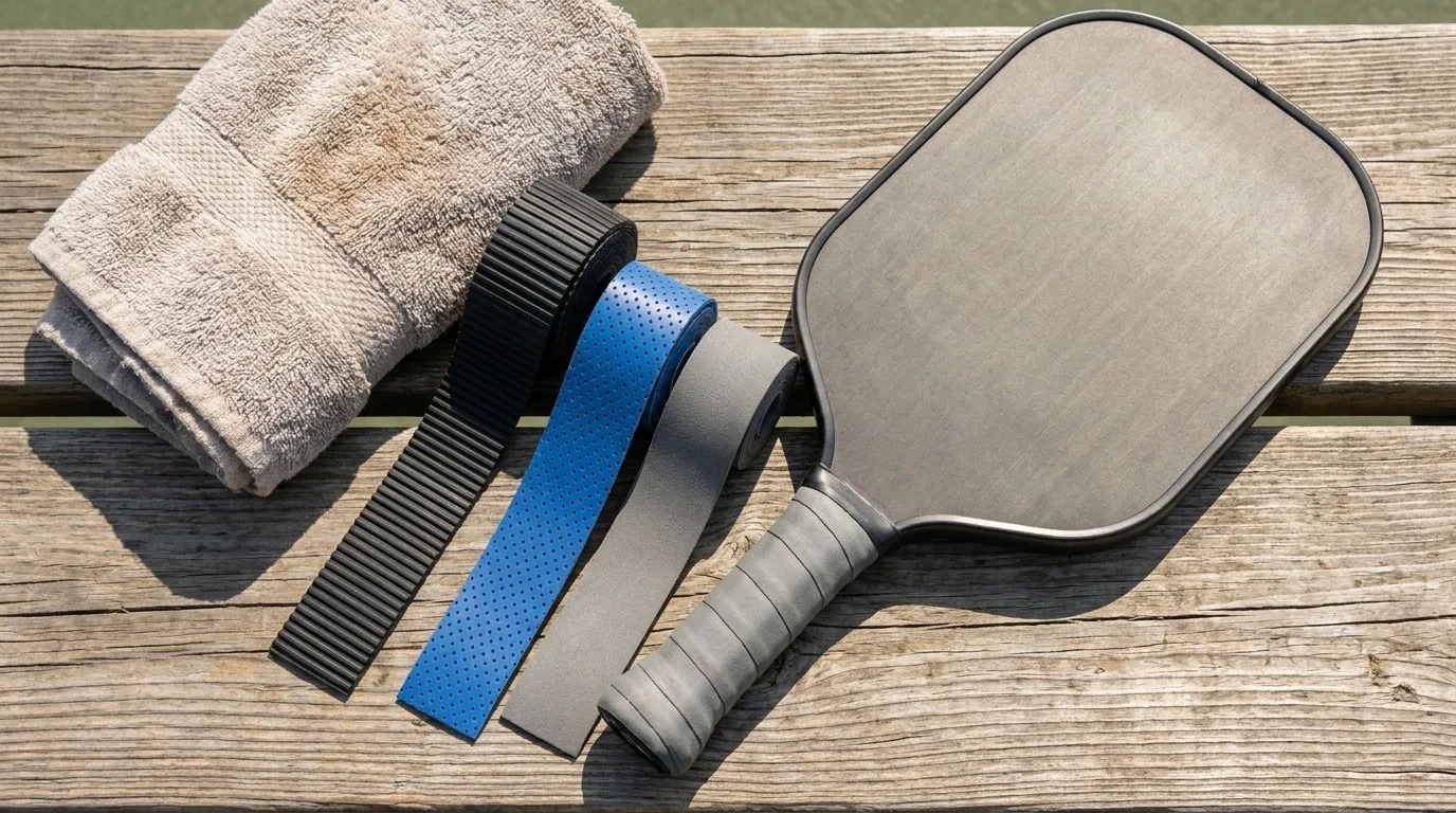 Các lựa chọn độ dày và bề mặt grip pickleball