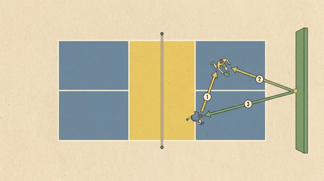 Diagrama da sequência envio, split-step e reset de voleio